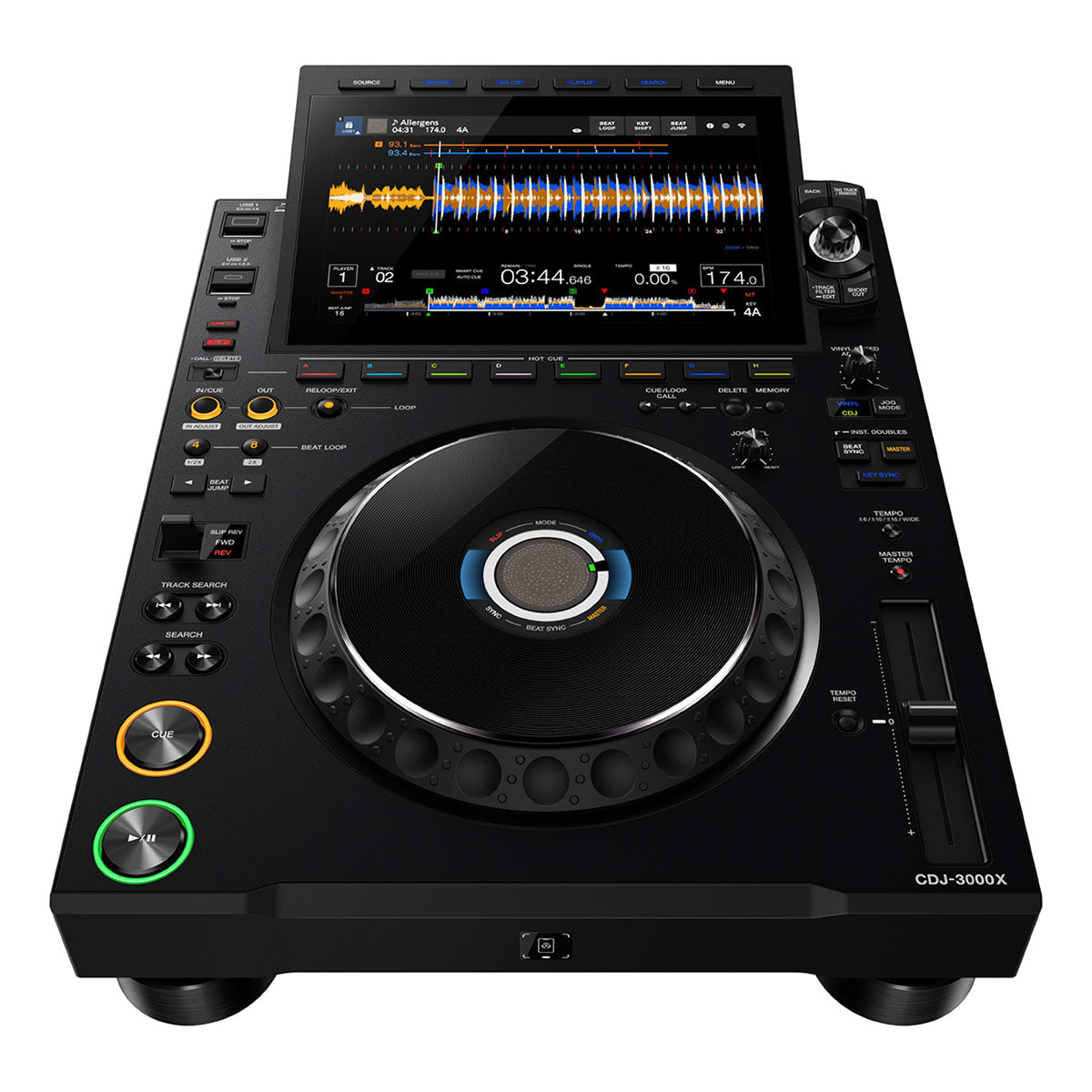 AlphaTheta CDJ-3000X Professional Multi Player top front