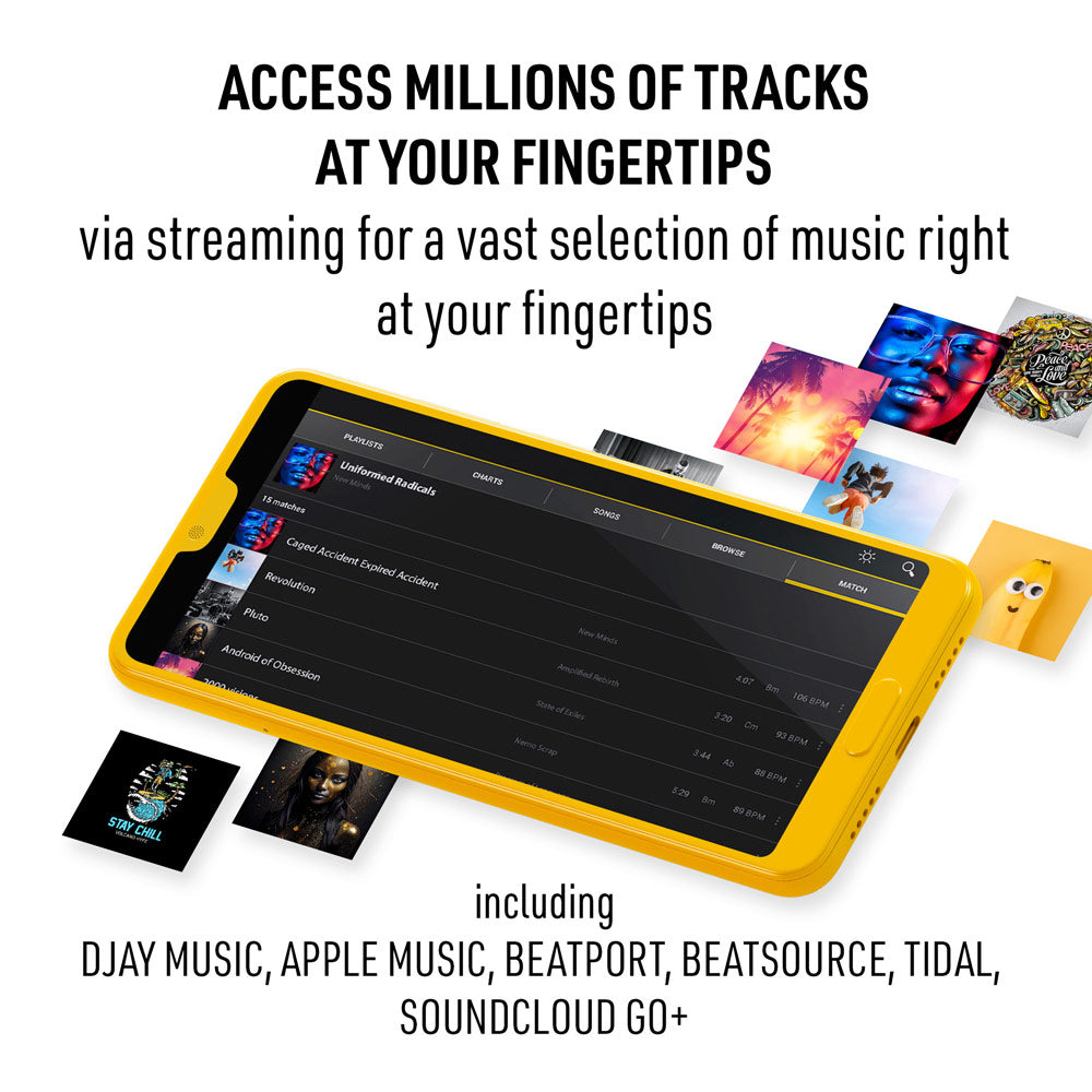 Hercules DJ Control Mix Ultra - access millions of tracks at your fingertips