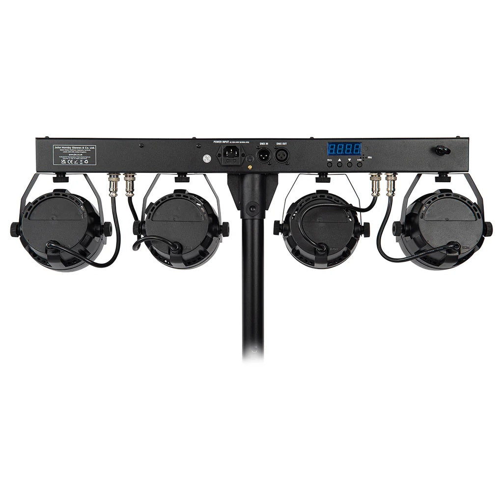 KAM Par Can Party Bar Portable All-in-one Lighting System rear