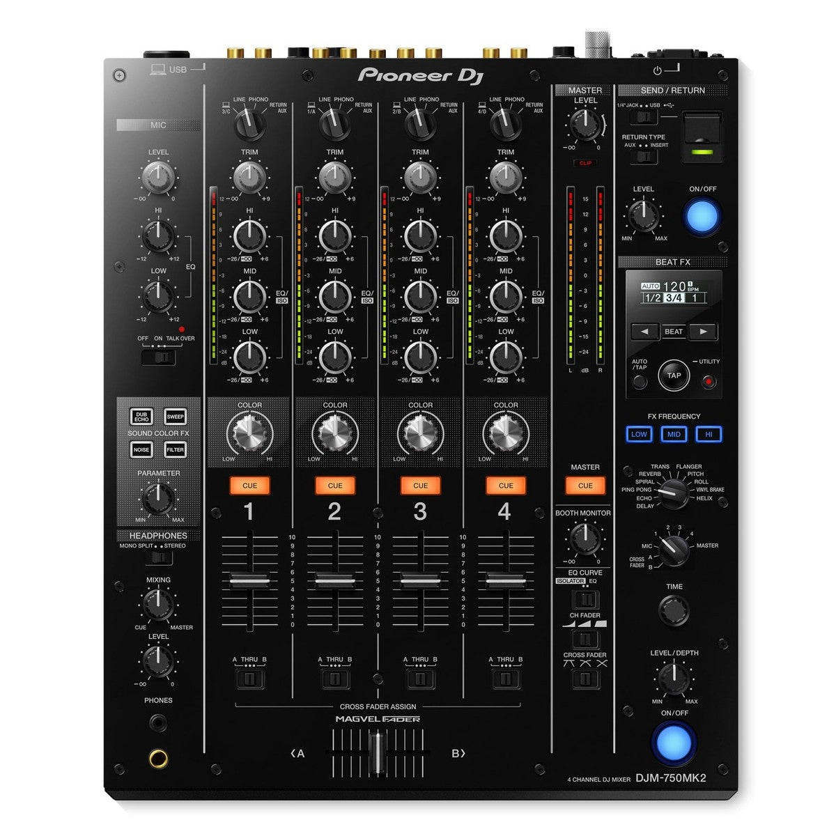 Pioneer DJ DJM-750 MK2 DJ Mixer
