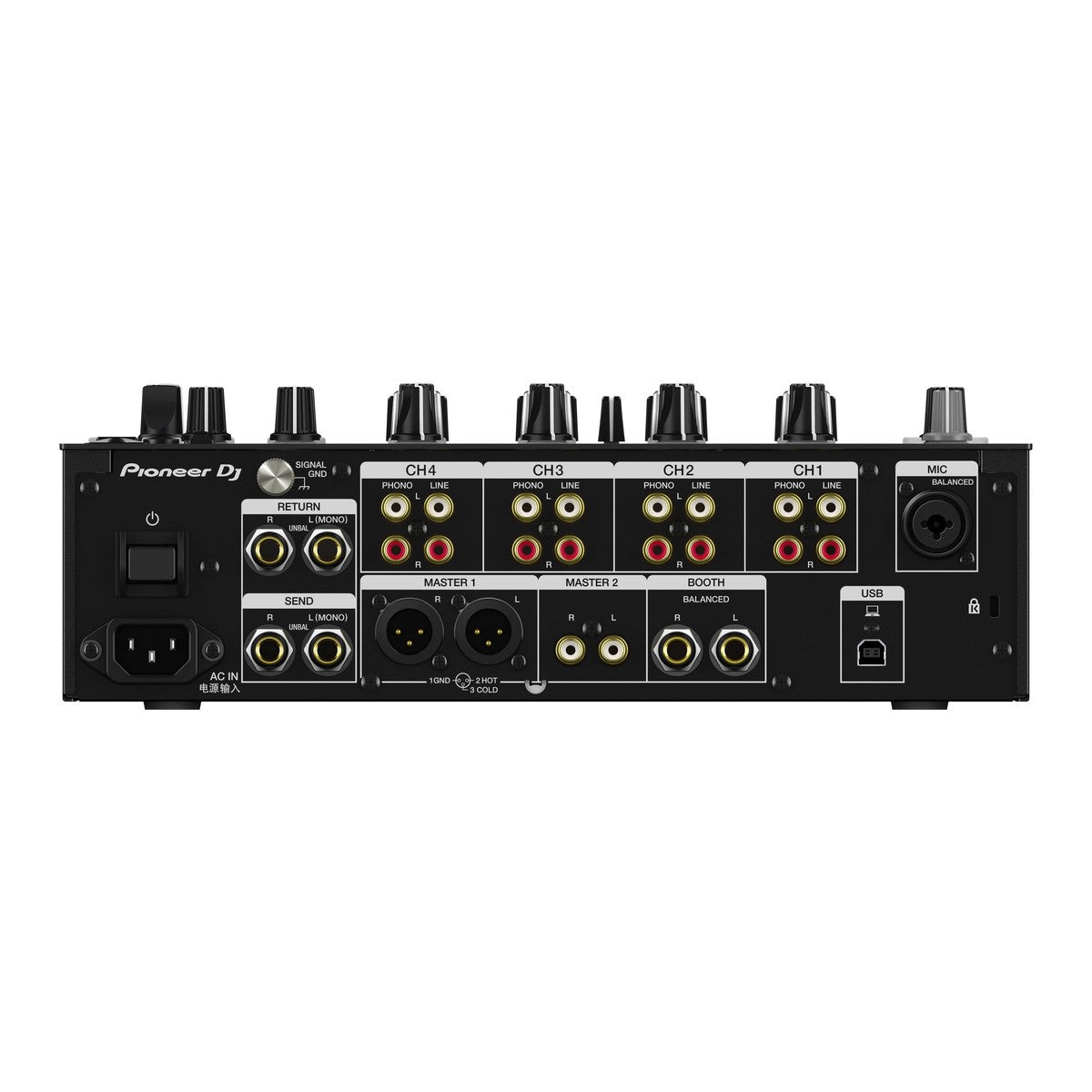 Pioneer DJ DJM-750 MK2 DJ Mixer rear