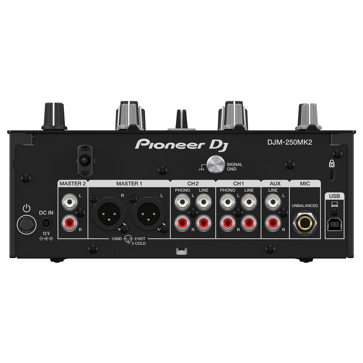 Pioneer DJ DJM-250MK2 2-Channel DJ Mixer rear image