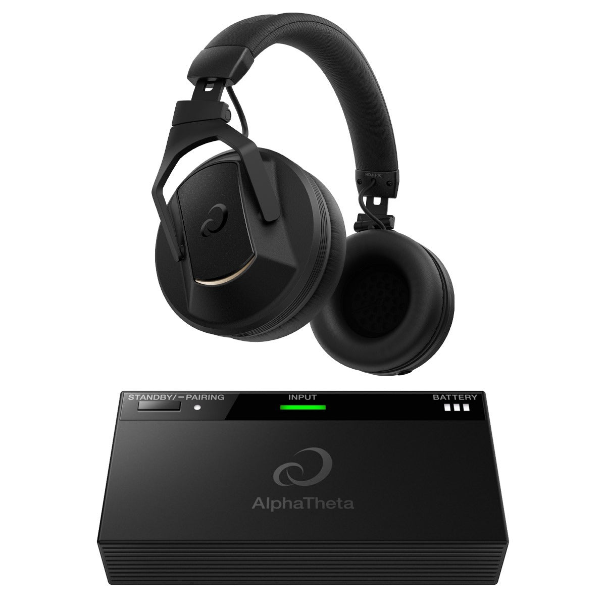 AlphaTheta HDJ-F10-TX Professional Wireless DJ Headphones with Transmi