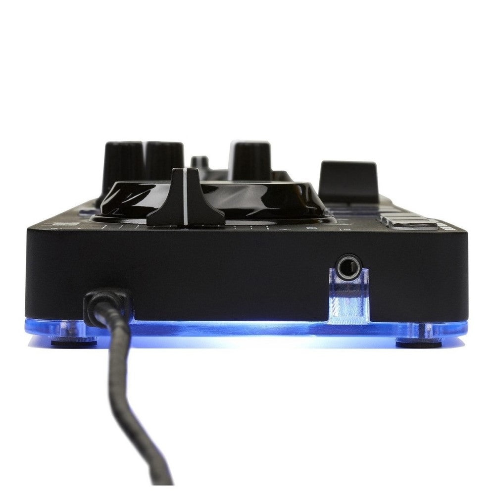 Hercules DJ Control Starlight Portable USB DJ Controller Side Left