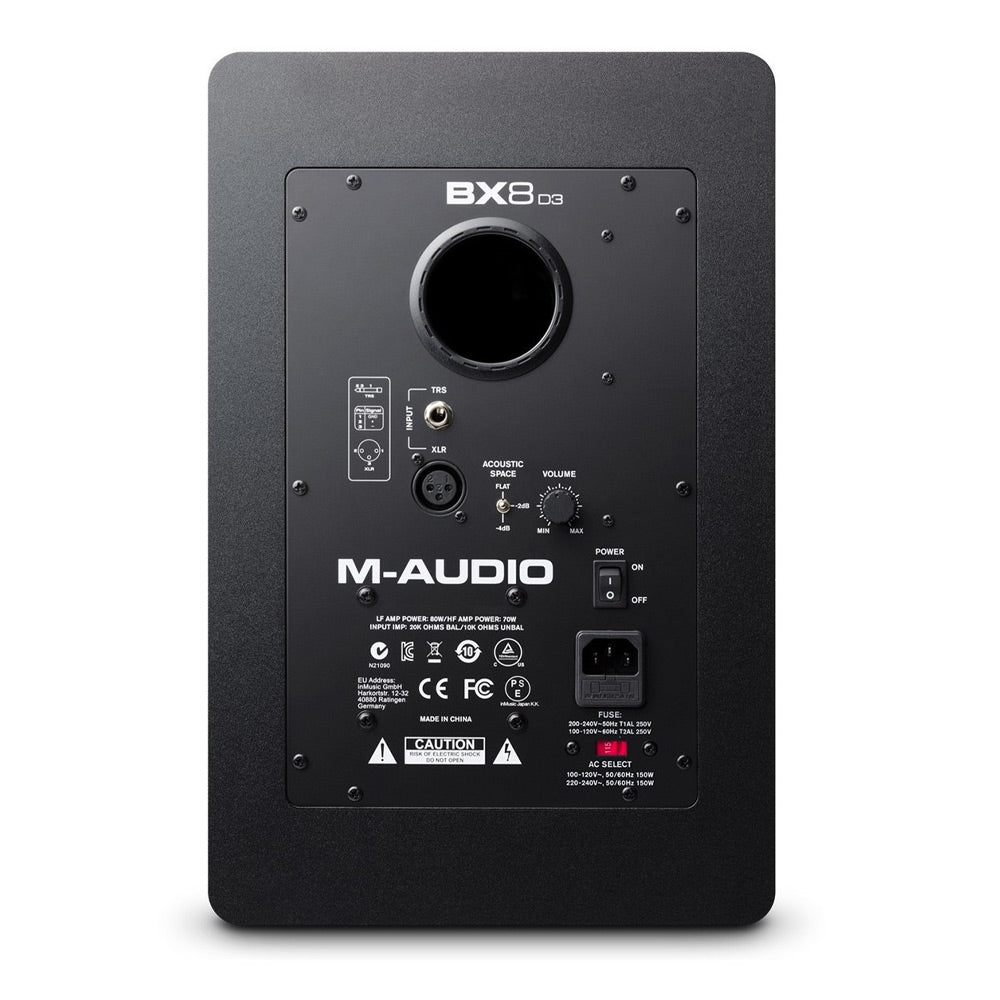 M-Audio BX8 Rear