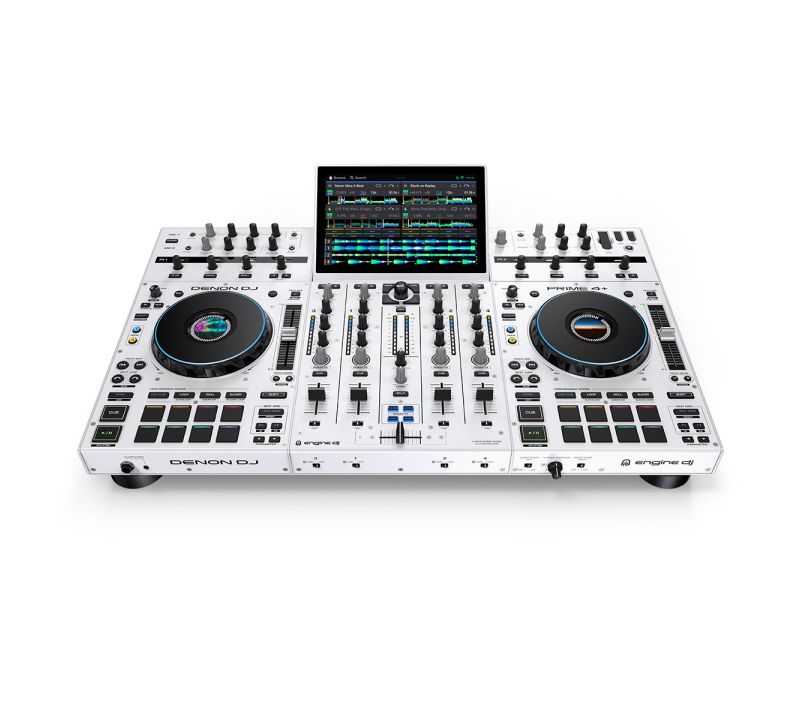 Denon DJ Prime 4+ DJ System Ltd Edition White