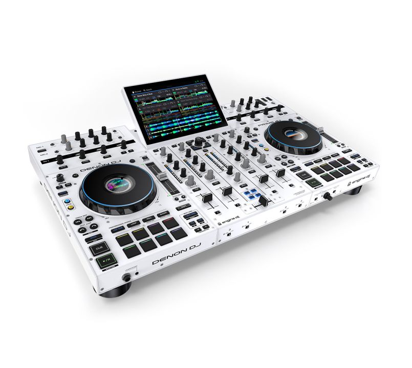 Denon DJ Prime 4+ DJ System Ltd Edition White