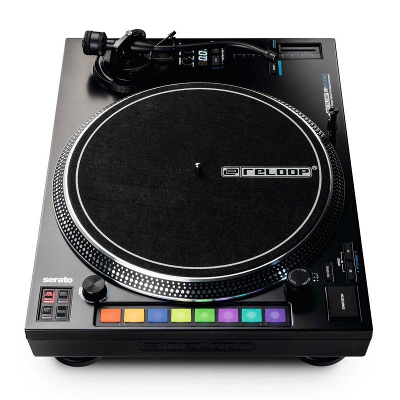 Reloop RP-8000 MK2 Direct Drive Hybrid DJ Turntable battle mode