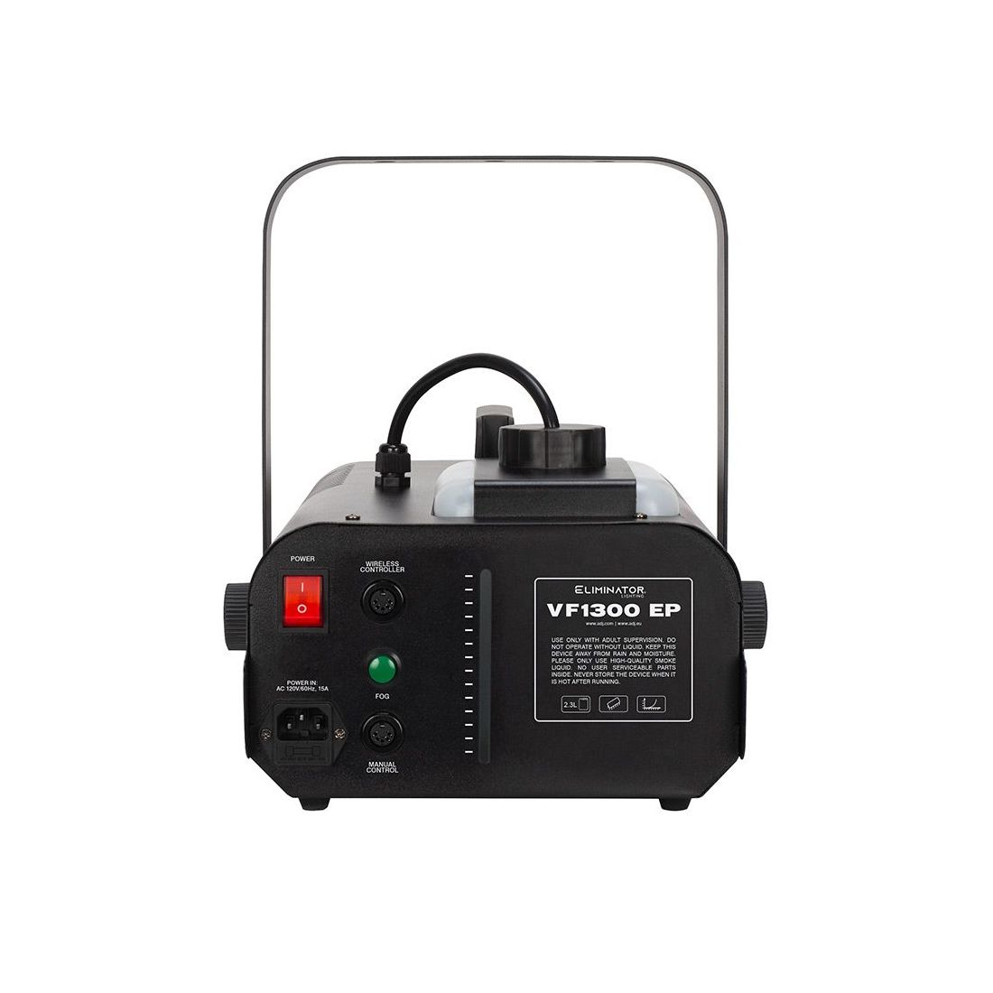 Eliminator Lighting VF1300 EP Mobile Fog Machine rear image