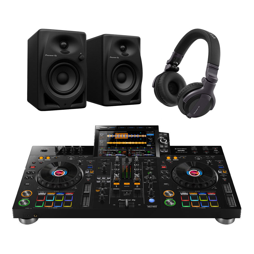 Pioneer DJ XDJ-RX3 - DM-40D and HDJ-CUE1 Bundle Deal