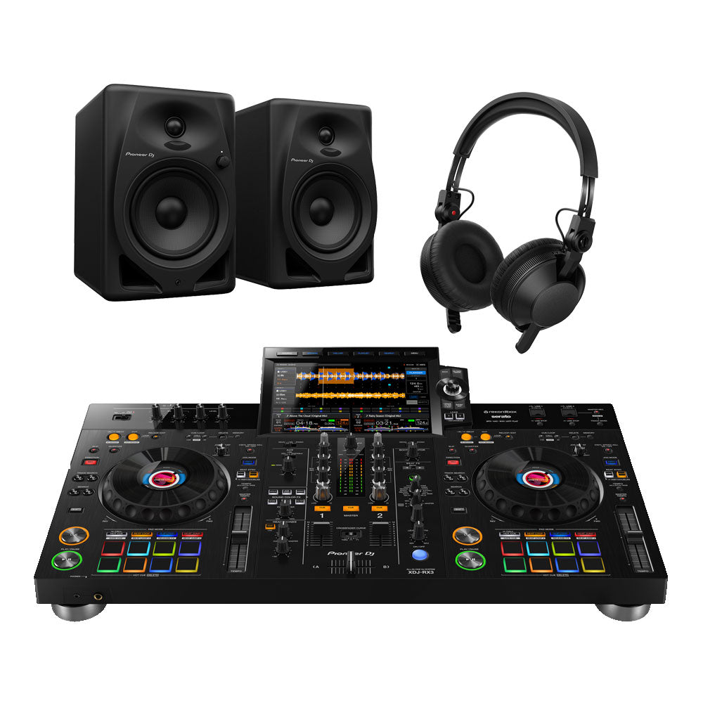Pioneer DJ XDJ-RX3 - DM-50D and HDJ-CX Pro DJ Bundle Deal
