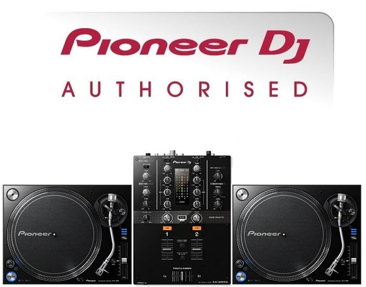 Pioneer PLX-1000 Turntable and DJM-250Mk2 DJ Equipment Package