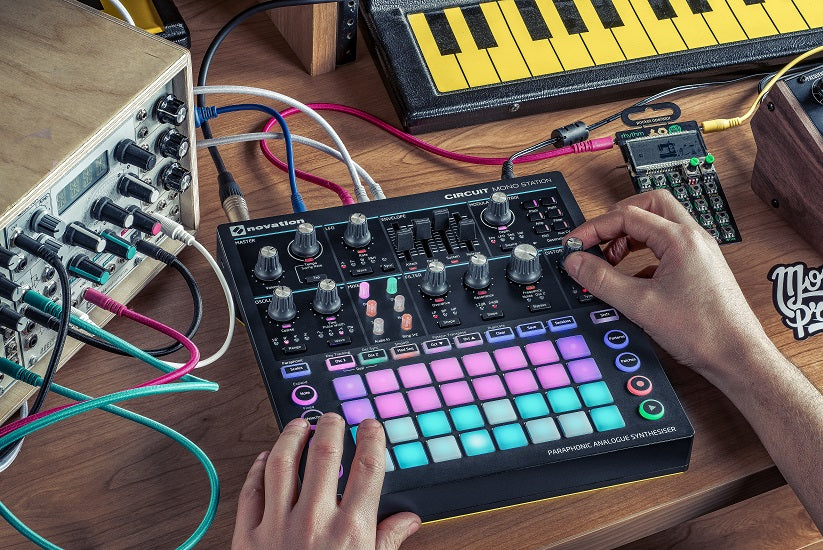 Novation Circuit Mono Station In Use