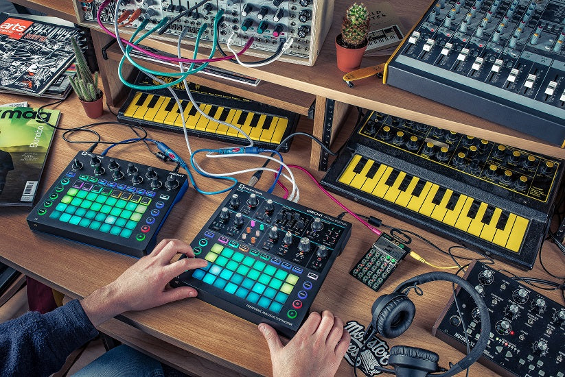 Novation Circuit Mono Station In Use 2
