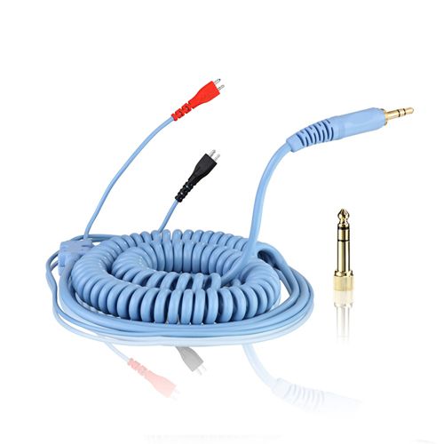 Zomo Cable Sennheiser HD 25 Deluxe spiral Sky 3.5M