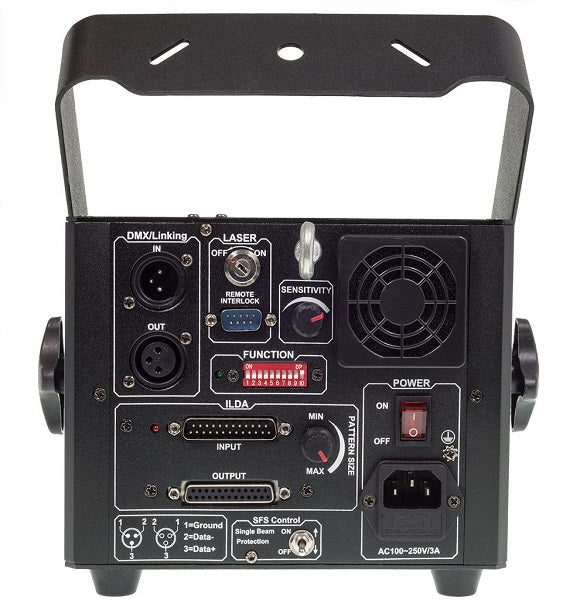 Laserworld CS-2000RGB MK2 Rear