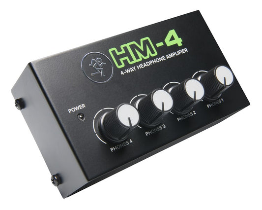 Mackie HM-4 4-Way Headphone Amplifier Angle