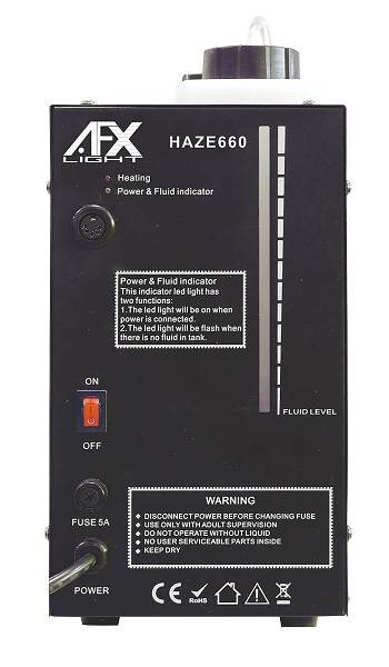 AFX HAZE660 Haze Machine Rear