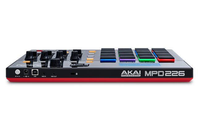 Akai MPD226 Midi Pad Controller Rear