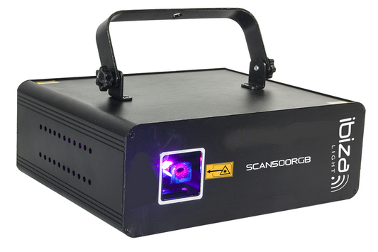 Ibiza Light Scan 500 RGB Front