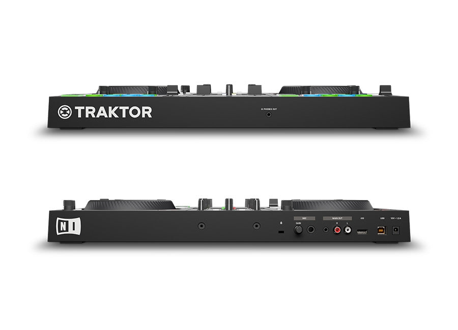 Native Instruments Traktor Kontrol S4 MK3 DJ Controller Front and Rear