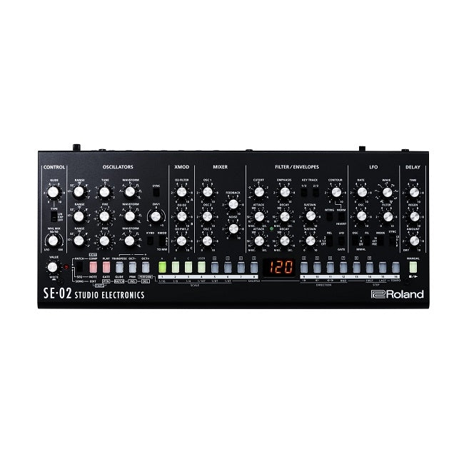 Roland SE-02 Analogue Synthesiser Top View