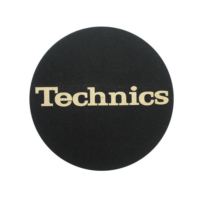 Technics Slipmats Black & Gold Single