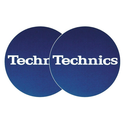 Technics Slipmats Blue & White Pair