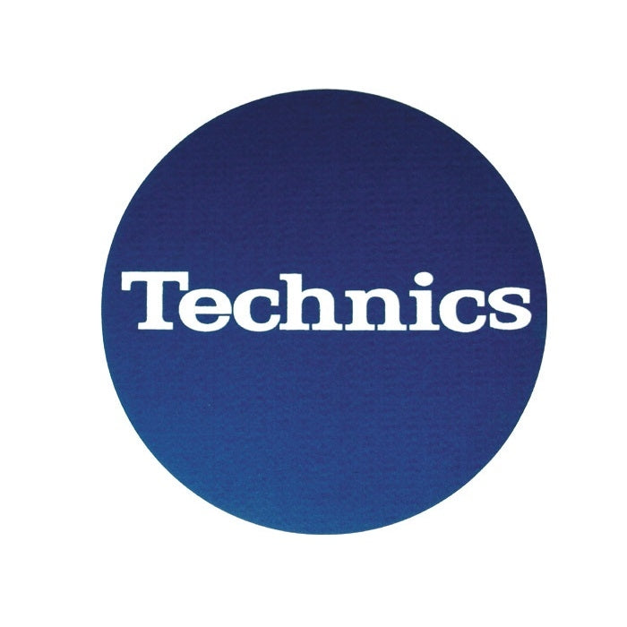 Technics Slipmats Blue & White Single 