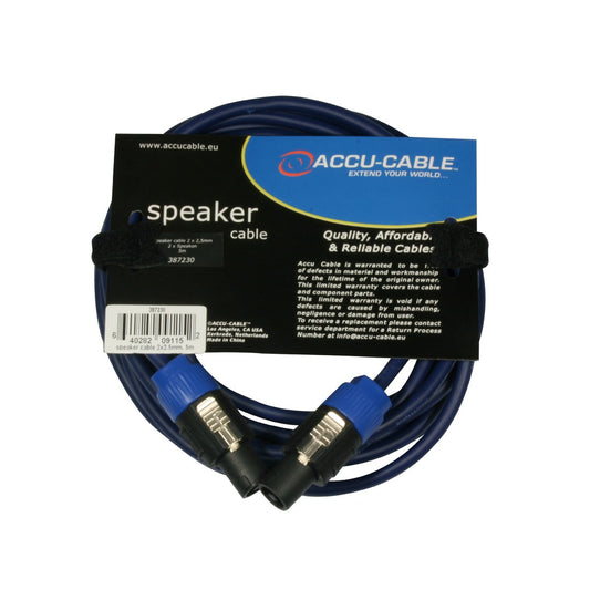 Accu Cable High Quality Speakon Cable 5m