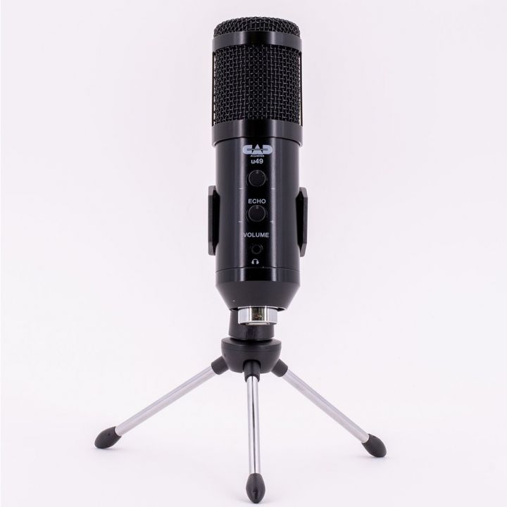 CAD U49 USB Studio Microphone Kit with Headphone Monitor