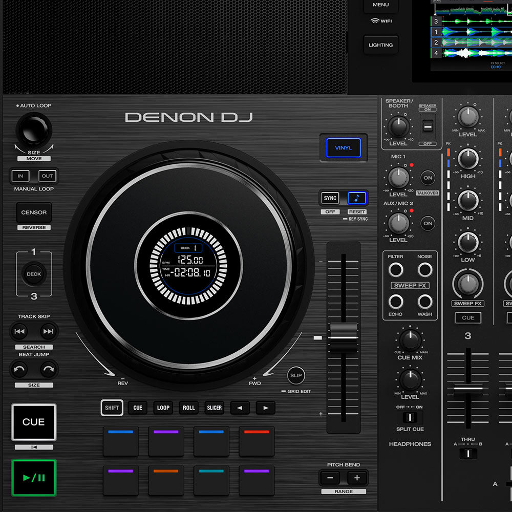 Denon DJ SC LIVE 4 Top Media Deck Zoomed