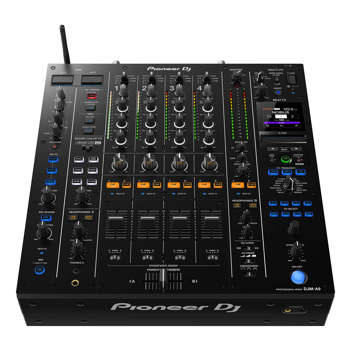 Pioneer DJ DJM-A9 Front Angle