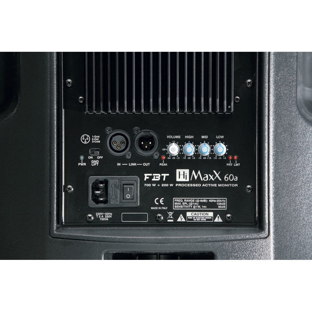 FBT HiMaxX 60a Active Monitor Speaker Rear