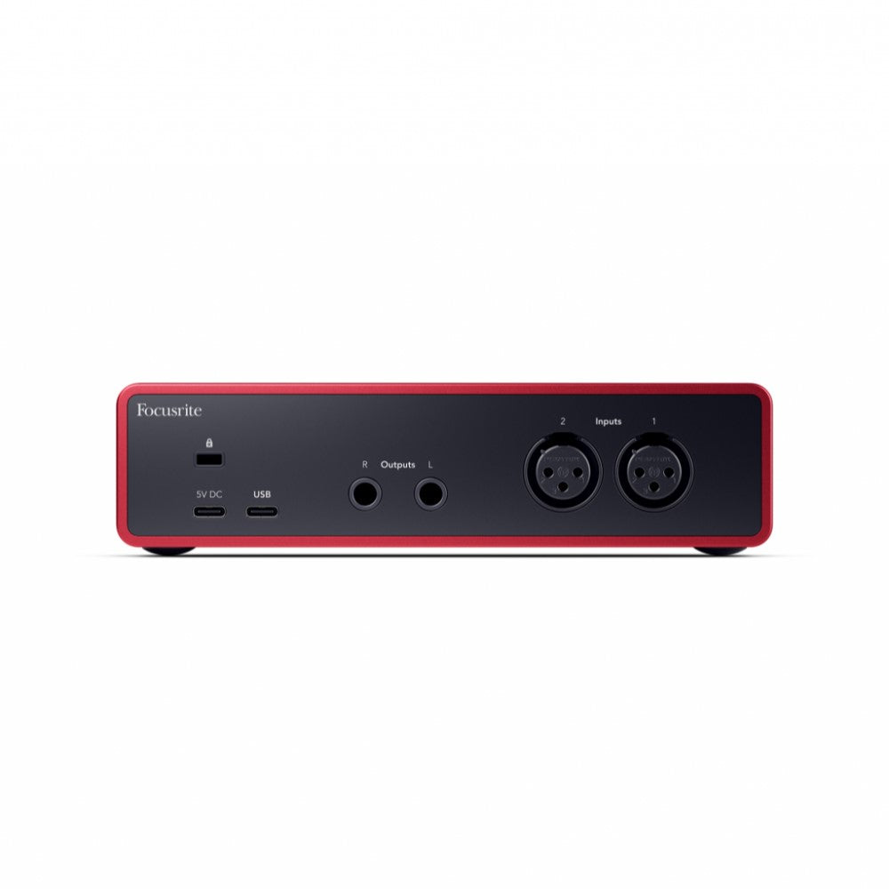 Focusrite Scarlett 2i2 4th Gen Rear