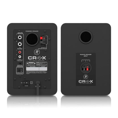 Mackie CR4-X Multimedia Active Monitor Speakers Rear