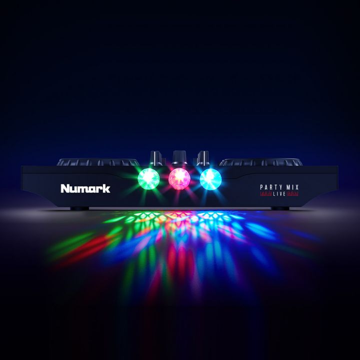 Numark Party Mix Live DJ Controller Rear In Use
