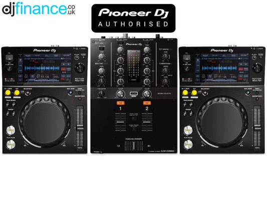 Pioneer DJ XDJ-700 Multiplayer and DJM-250MK2 Package