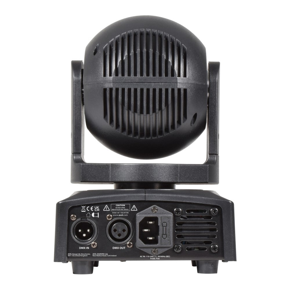 QTX  MHS-100G Spot-Wash LED Moving Head Rear