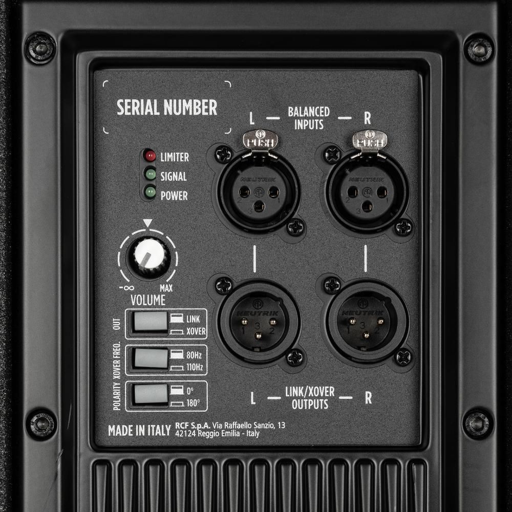 RCF Sub 702-AS MK3 Subwoofer Detail 3