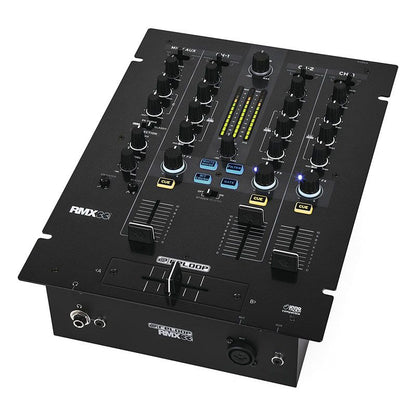 Reloop RP-2000Mk2 Turntable and RMX-33i Mixer DJ Equipment Package