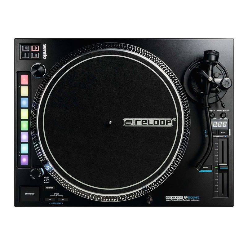 Reloop RP-8000MK2 Turntable and RMX-33i Mixer DJ Equipment Package