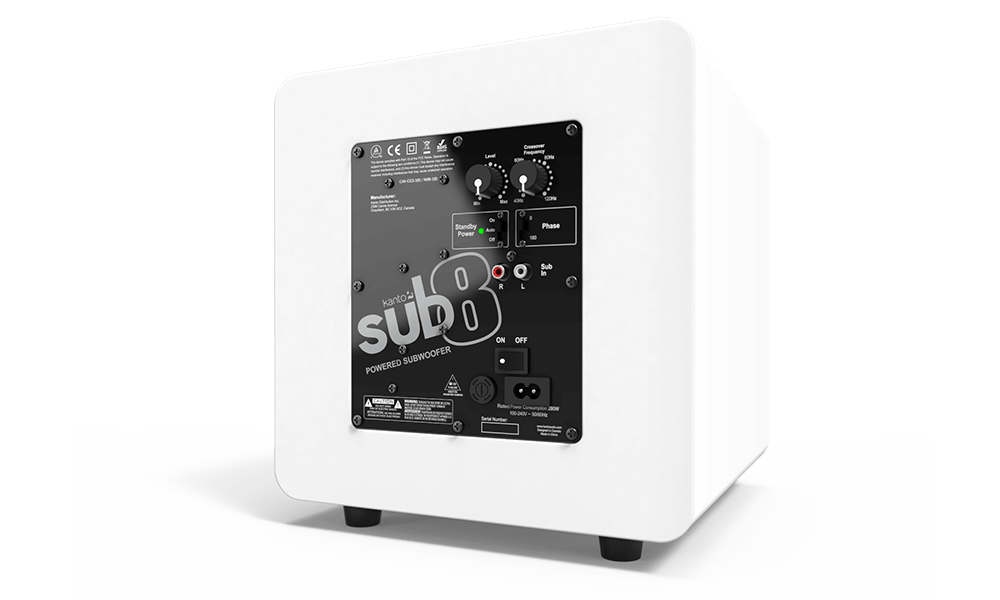 Kanto Audio SUB8 Active 8-Inch Subwoofer