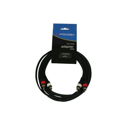 Twin RCA To Twin RCA Cable 3m