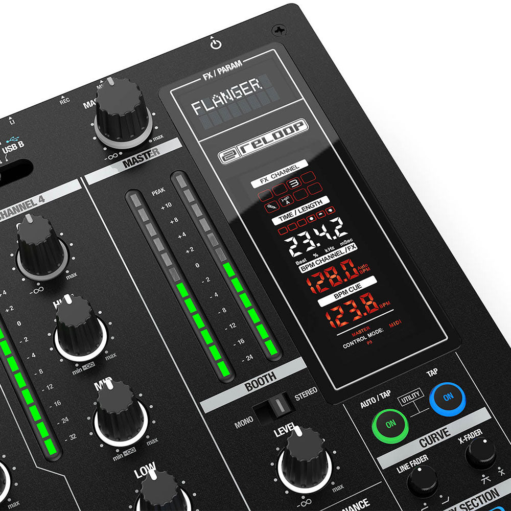 Reloop RMX-95 Digital Club Mixer With 24-Bit Dual Interface FX / Param