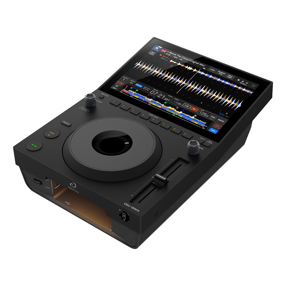 AlphaTheta CDJ-1500X DJ Multi Player - Angle Image