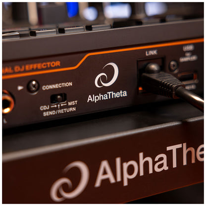 AlphaTheta RMX-IGNITE Professional DJ Effector and Sampler - rear image showing the connections