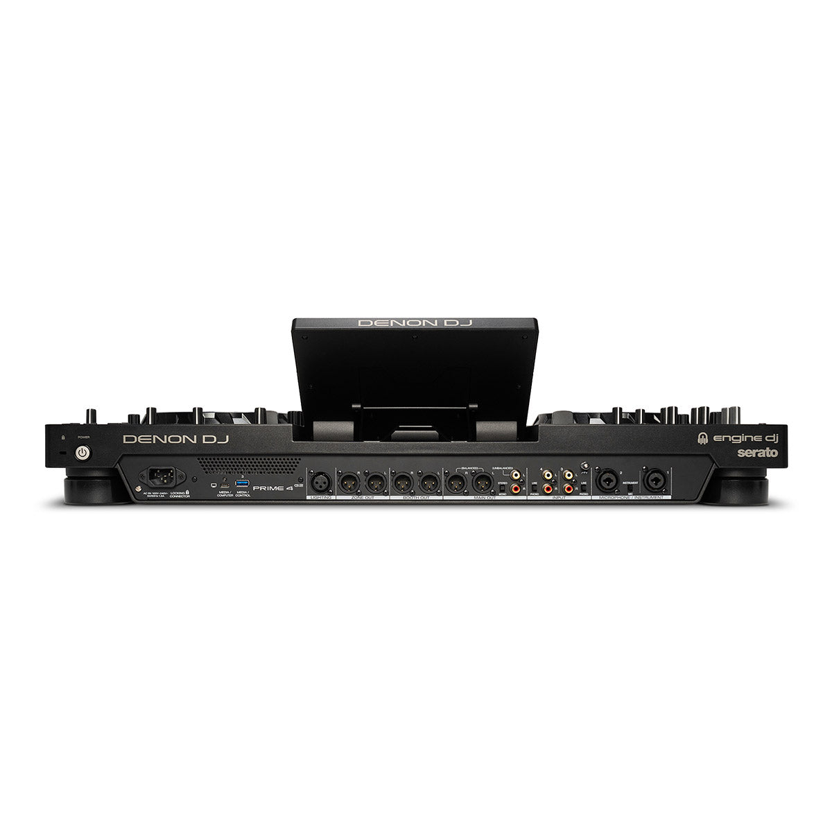 Denon DJ PRIME 4 G2 4-channel Standalone DJ system - rear image