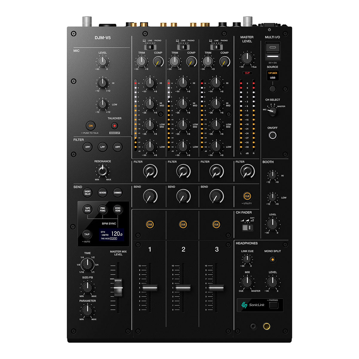 AlphaTheta DJM-V5 3-channel Professional DJ Mixer