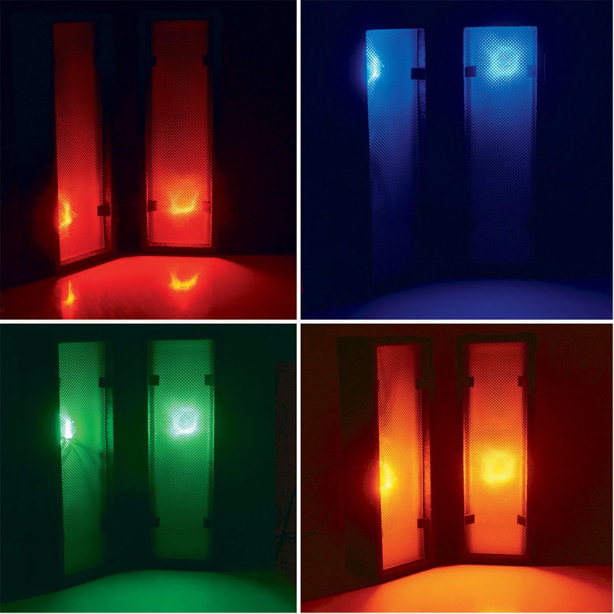 FxLab 2 x 4-Way Retro LED Light Box action shot
